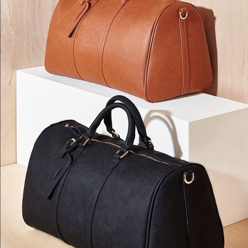 Sole Society Vegan leather weekender bag